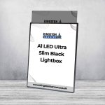 A1 LED Ultra Slim Black Lightbox