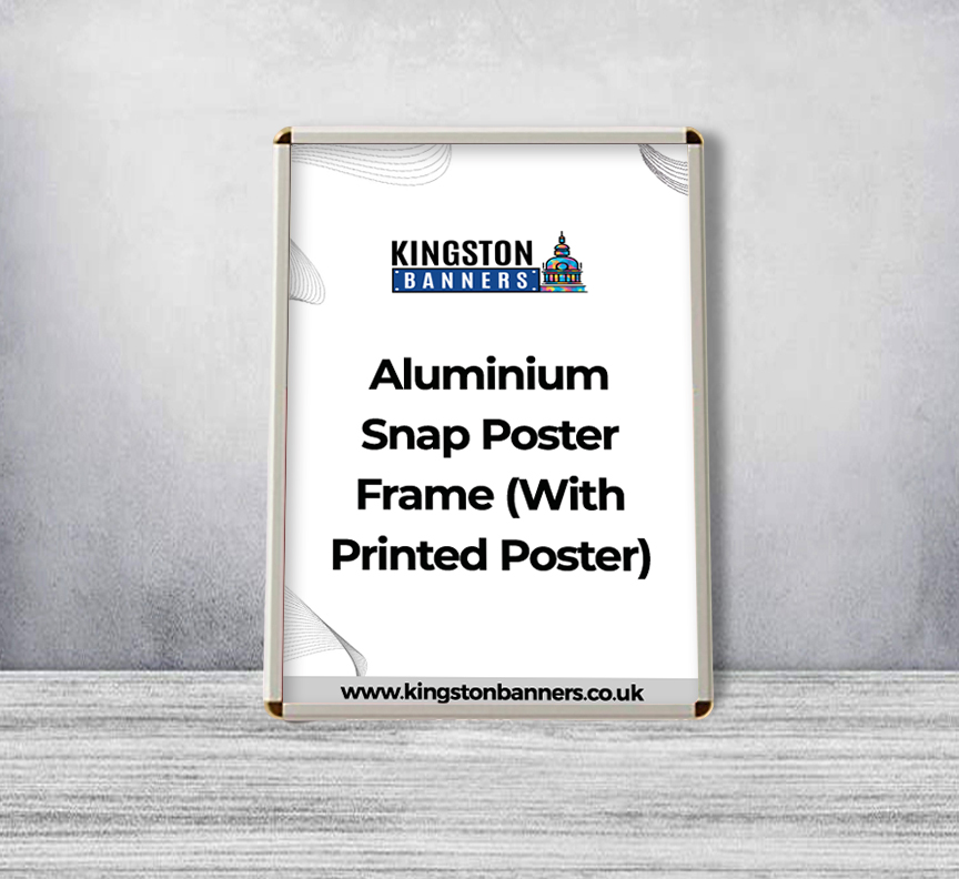 Aluminium Snap Poster Frame (With Printed Poster)