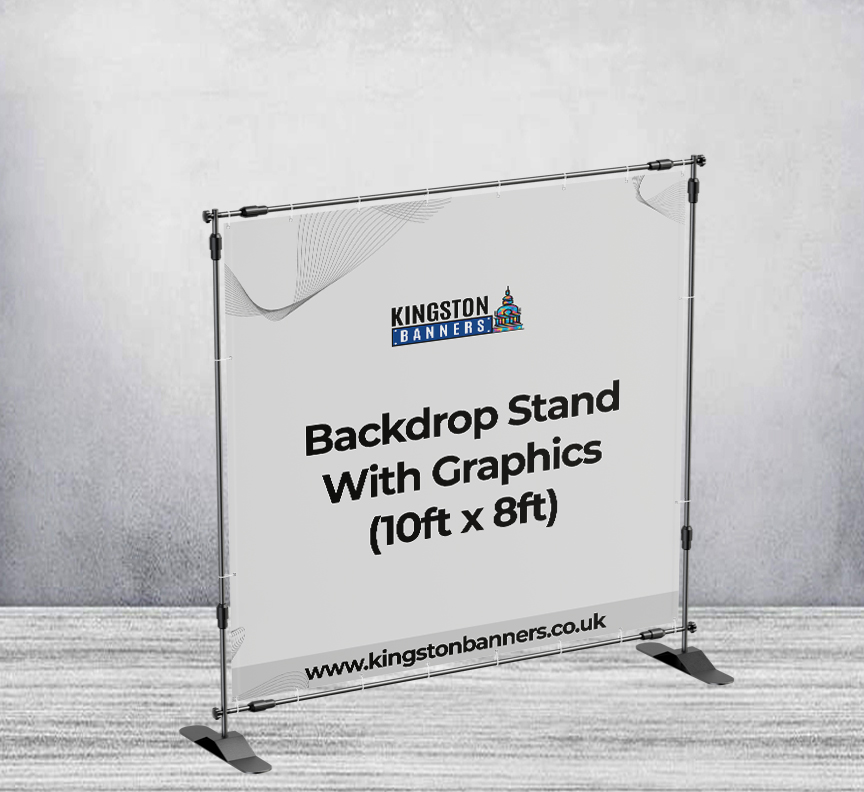 Backdrop Stand With Graphics (10ft x 8ft)