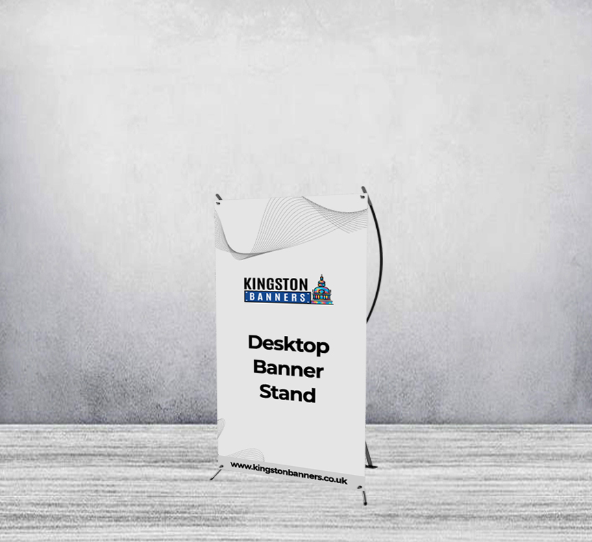 Desktop Banner Stand
