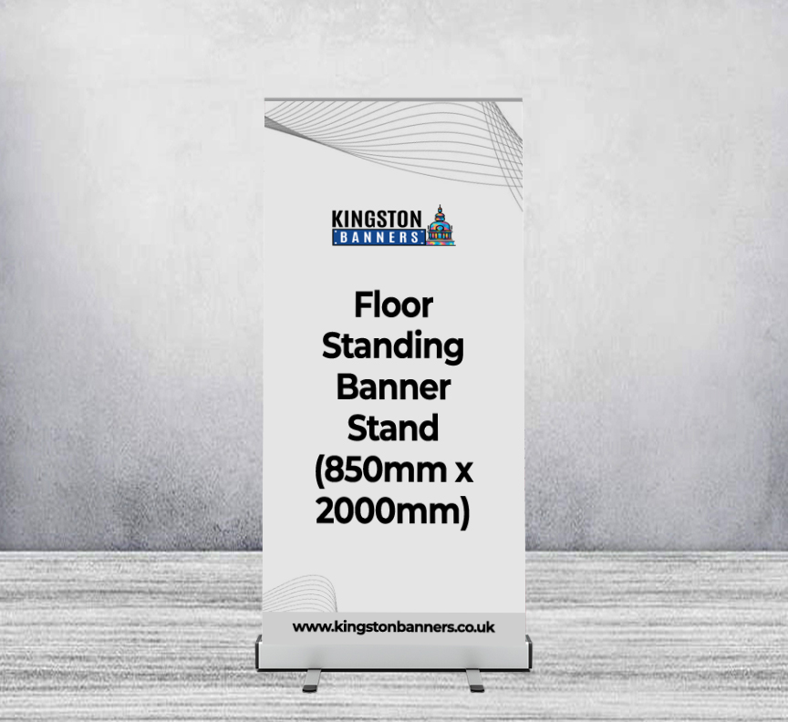 Floor Standing Banner Stand (850mm x 2000mm)