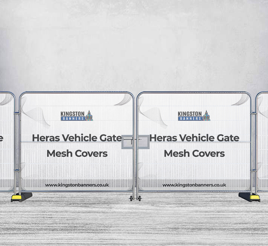 Heras Vehicle Gate Mesh Covers
