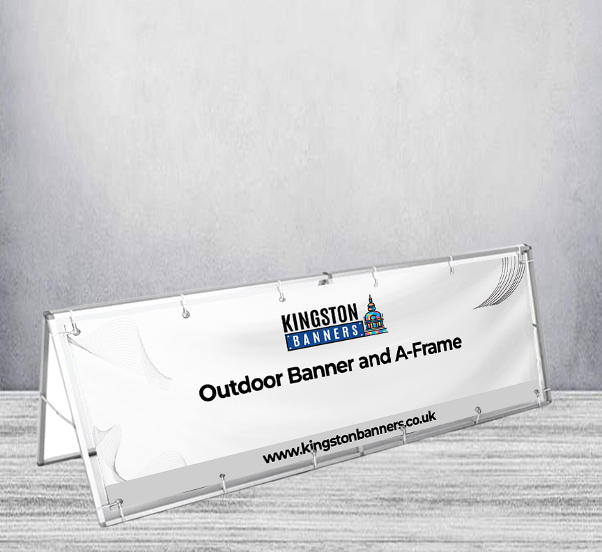 Outdoor Banner and A-Frame