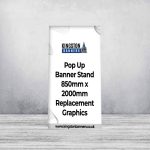 Pop Up Banner Stand 850mm x 2000mm Replacement Graphics