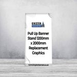 Pull Up Banner Stand 1200mm x 2000mm Replacement Graphics