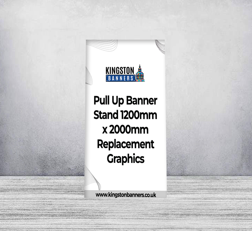Pull Up Banner Stand 1200mm x 2000mm Replacement Graphics