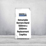 Retractable Banners Stand 1500mm x 2000mm Replacement Graphics