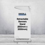 Retractable Banners Stand (850mm x 2000mm)