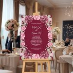 Engagement Party Easel With Printed Sign
